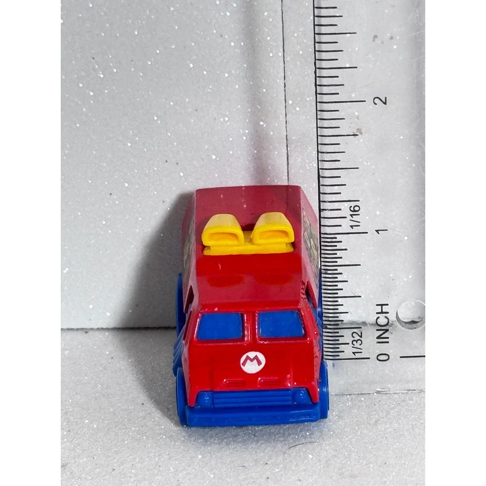 Hot Wheels Super Mario Bros Cool One Van Red Blue Diecast Car 2004 Mattel